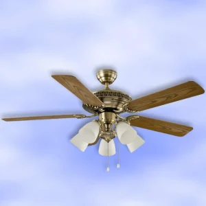 CasaFan Centurion ventilateur de plafond, laiton antique^ Ventilateurs