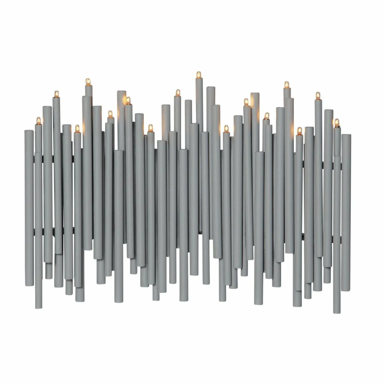 chandelier_note___lampes_gris_3.webp STAR TRADING Chandelier Note, à 16 lampes, gris^ Lumière De Noël