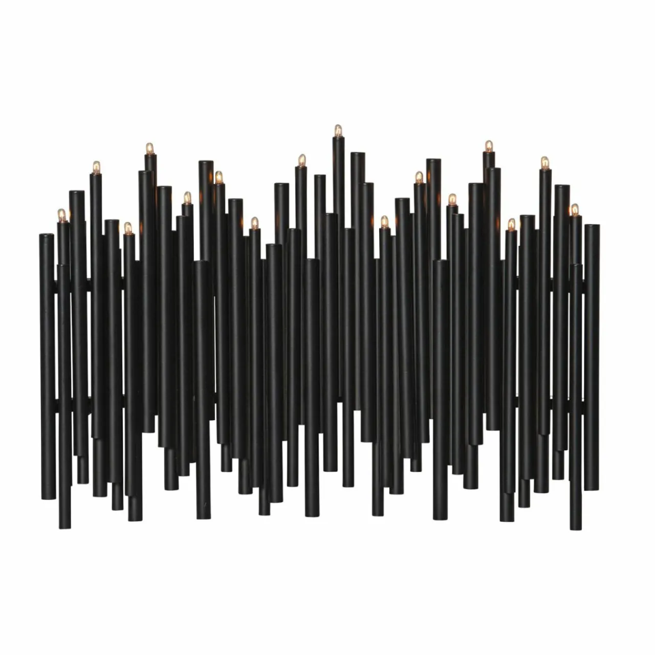 chandelier_note__lampes_noir_2.webp STAR TRADING Chandelier Note, à 16 lampes, noir^ Lumière De Noël