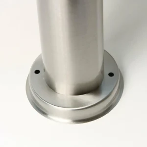 Lindby Éclairage pour chemin cylindrique Kristof, inox^ Bornes Éclairage Extérieur