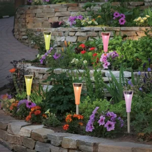 Näve Colorato - piquets solaires LED multicolores x5^ Lampes Décoratives