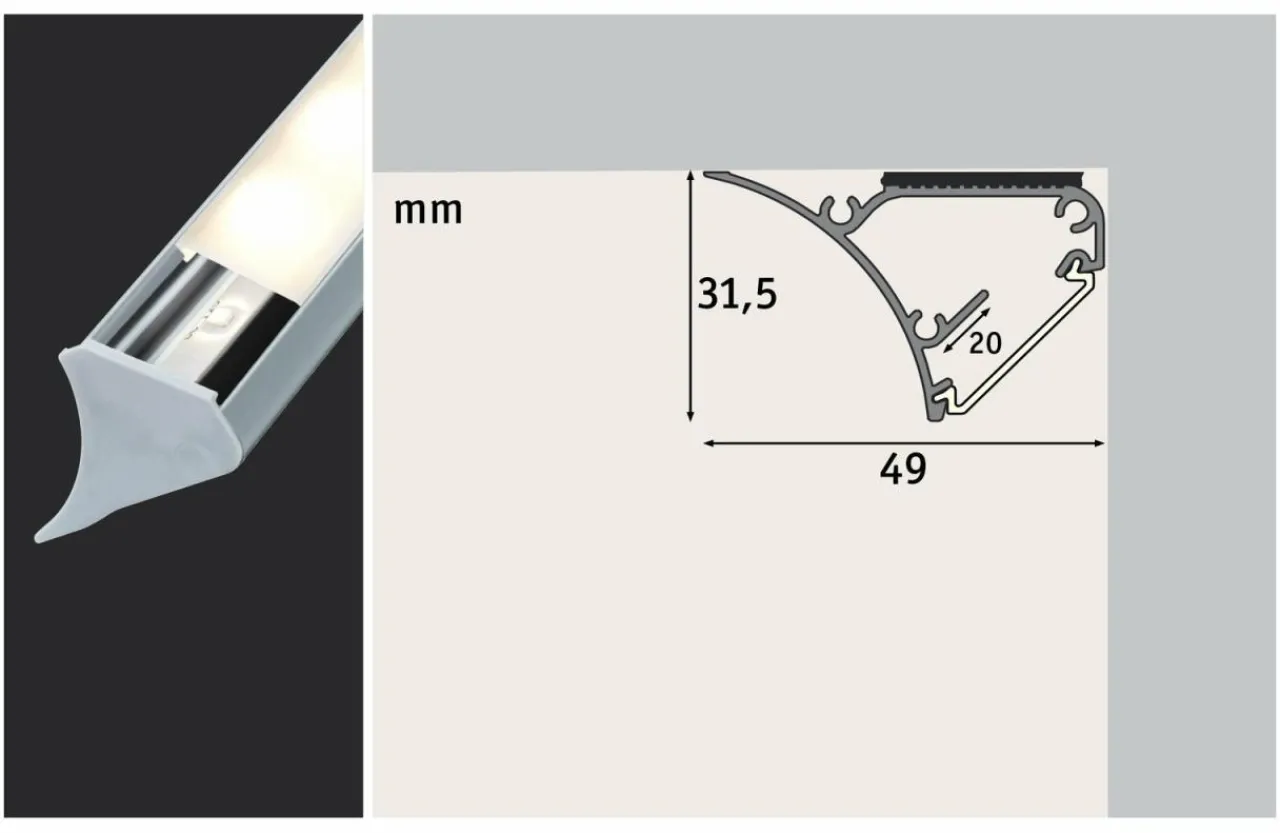corner_profil_de__m_pour_bande_led_3.webp Paulmann Corner Profil de 1 m pour bande LED^ Lampes Décoratives
