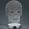 Reality Leuchten Couleur commutable - lampe à poser LED Skull^ Lampes Décoratives