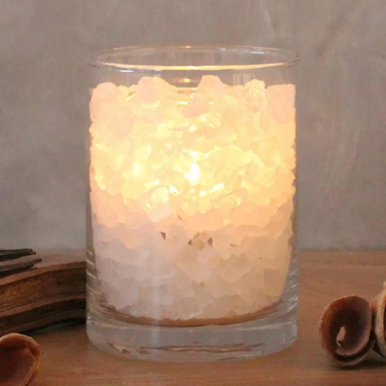 cristal_sel_feu_polaire_verre_bougie_cire_palmier_0.webp Wagner Life Cristal sel feu polaire verre bougie cire palmier^ Lampes Décoratives