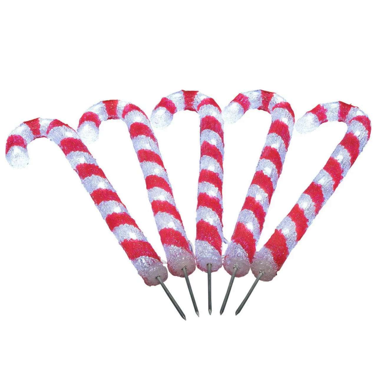 dco_extrieure_led_canne__sucre_lot_de__1.webp Konstsmide Christmas Déco extérieure LED Canne à sucre lot de 5^ Lumière De Noël