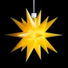 STERNTALER Déco intérieure - étoile 18 branches Ø 12 cm jaune^ Lumière De Noël