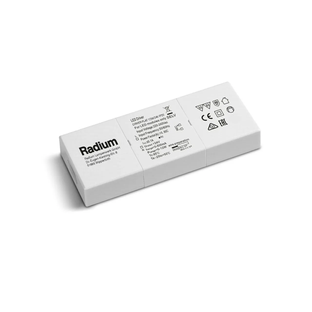 driver_flat_led_de_radium_pour_rubans_led_wv_0-1.webp Radium Driver Flat LED de pour rubans LED 12W/24V^ Bloc D'Alimentation Courant Constant