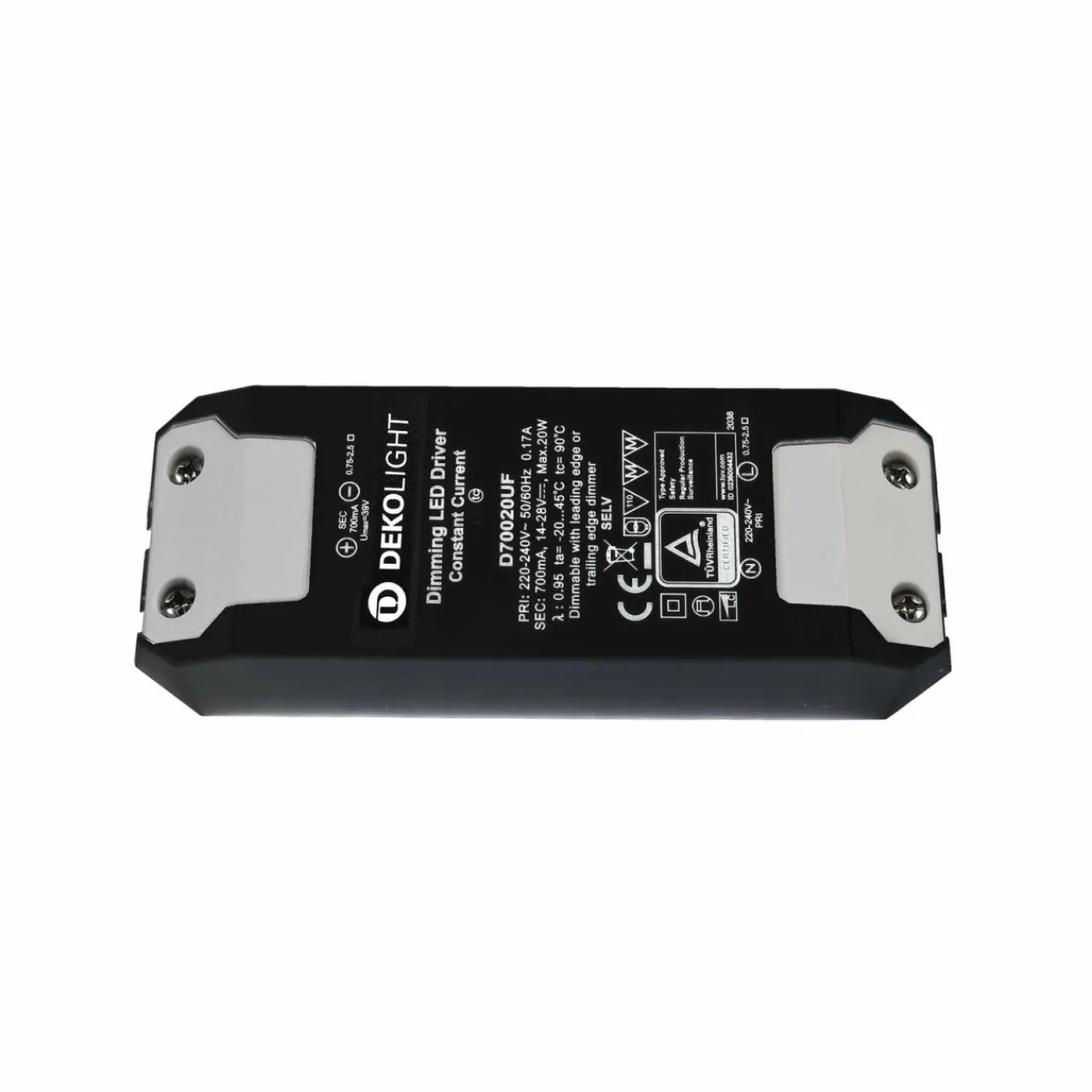 driver_led_basic_dim_cc_dufw_0-2.webp Deko-Light Driver LED Basic, DIM, CC, D70020UF/20 W^ Bloc D'Alimentation Courant Constant