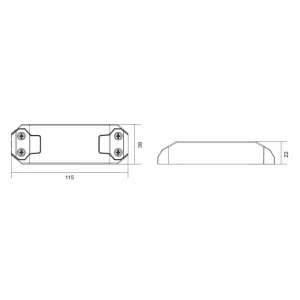 Deko-Light Driver LED Basic, DIM, CC, D35009UF/9 W^ Bloc D'Alimentation Courant Constant