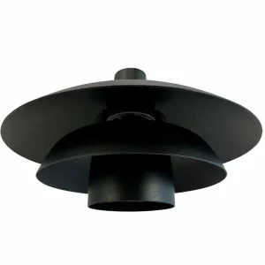 Dyberg Larsen applique d'extérieur Morph, Ø 30 cm, noir, métal^ Appliques Murales Extérieures