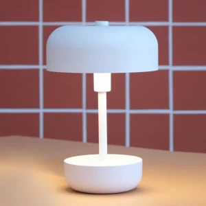 Dyberg Larsen Haipot lampe de table LED rechargeable blanc^ Lampes Décoratives