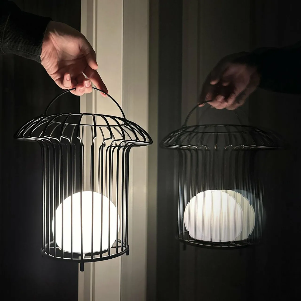 dyberg_larsen_lampe_de_table_led_rechargeable_basket_noir_mtal_5.webp Dyberg Larsen Lampe de table LED rechargeable Basket, noir, métal^ Lampes Décoratives