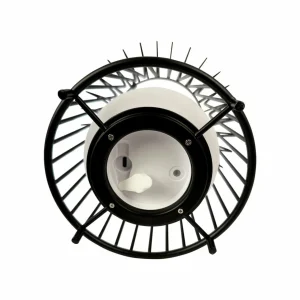 Dyberg Larsen Lampe de table LED rechargeable Basket, noir, métal^ Lampes Décoratives