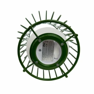 Dyberg Larsen Lampe de table LED rechargeable Basket, vert, métal^ Lampes Décoratives