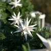 STERNTALER En blanc - guirlande LED 9 étoiles pour extérieur^ Lumière De Noël