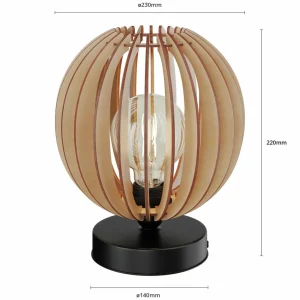 Envostar Clay lampe à poser, bouleau, 22cm^ Luminaires Durables