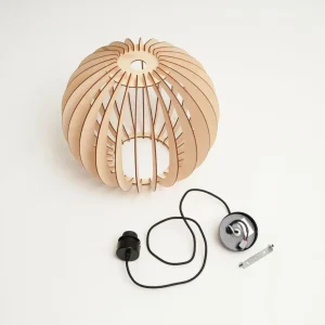 Envostar Clay Suspension en contreplaqué de bouleau Ø 40 cm^ Luminaires Durables