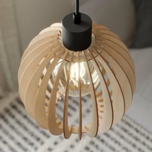 Envostar Clay Suspension en contreplaqué de bouleau Ø 23 cm^ Luminaires Durables