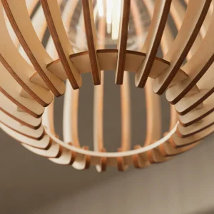 Envostar Clay suspension en contreplaqué de bouleau à 3 lampes^ Luminaires Durables