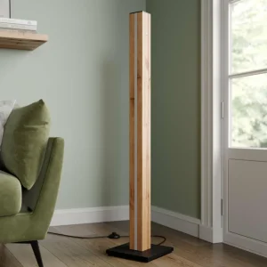 Envostar Eldder lampe sur pied LED en placage de chêne^ Luminaires Durables