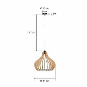 Envostar Faje suspension, contreplaqué de bouleau, 1 lampe^ Luminaires Durables
