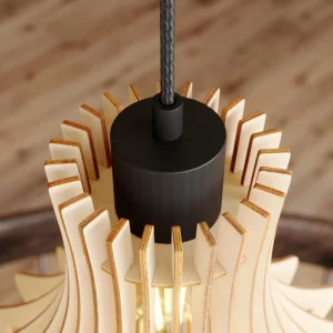 Envostar Floj suspension, contreplaqué de bouleau, Ø 30cm^ Luminaires Durables