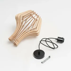 Envostar Floj suspension, contreplaqué de bouleau, Ø 30cm^ Luminaires Durables