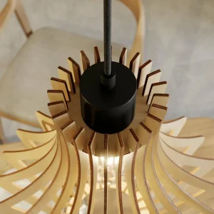 Envostar Floj Suspension en contreplaqué de bouleau à 3 lampes^ Luminaires Durables