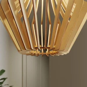Envostar Floj Suspension en contreplaqué de bouleau à 3 lampes^ Luminaires Durables