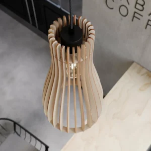 Envostar Furn suspension, contreplaqué de bouleau, 1 lampe^ Luminaires Durables