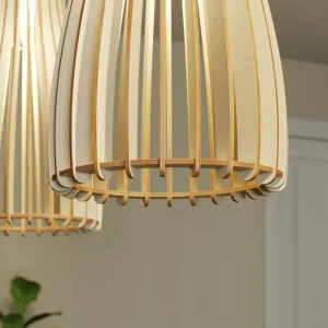 Envostar Furn suspension, contreplaqué de bouleau, 3 lampes^ Luminaires Durables