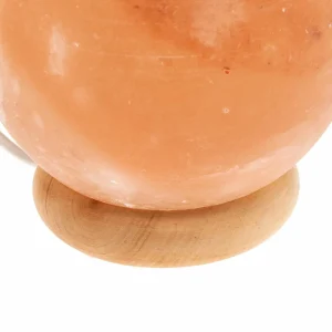 Envostar Harmony Lampe de table au sel Boule Socle en bois^ Lampes Décoratives