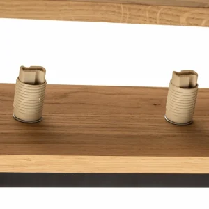 Envostar Kubiko applique, chêne huilé^ Luminaires Durables