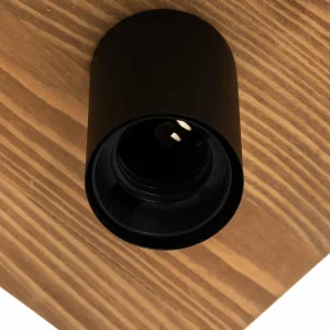 Envostar Lobo plafonnier à 3 lampes pin brun^ Luminaires Durables