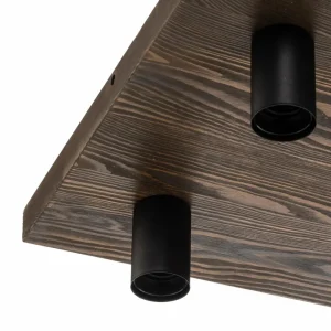 Envostar Lobo plafonnier à 6 lampes pin gris^ Luminaires Durables