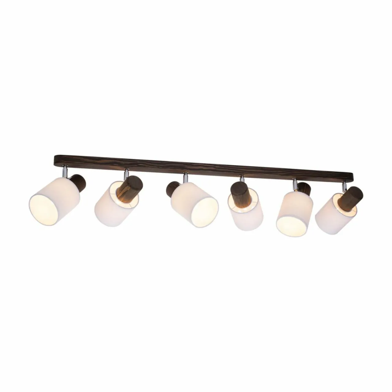 envostar_nale__plafonnier___lampes_pin_noyer_0.webp Envostar Nale 2 plafonnier à 6 lampes pin noyer^ Luminaires Durables