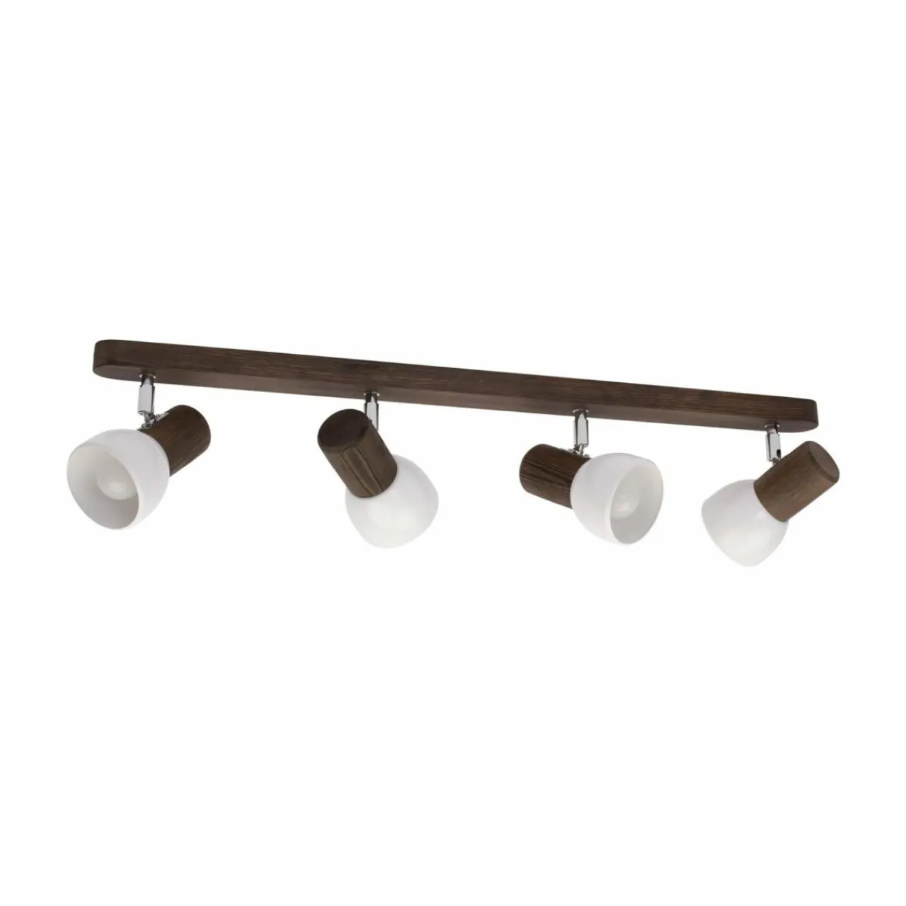 envostar_nale_spot_pour_plafond__lampes_pin_noyer_1.webp Envostar Nale spot pour plafond 4 lampes pin noyer^ Luminaires Durables