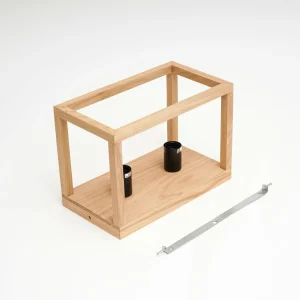 Envostar Rowan plafonnier en chêne, 2 lampes^ Luminaires Durables