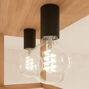 Envostar Rowan plafonnier en chêne, 2 lampes^ Luminaires Durables