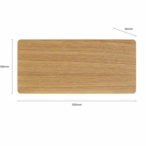 Envostar Tavola applique murale, chêne, 35x16 cm^ Luminaires Durables