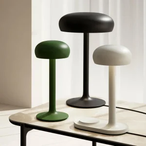 Eva Solo Lampe à poser LED rechargeable Emendo, vert, intensité variable,^ Lampes Décoratives