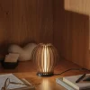 Eva Solo Lampe à poser LED rechargeable Radiant, bois foncé, 14cm, USB^ Lampes Décoratives
