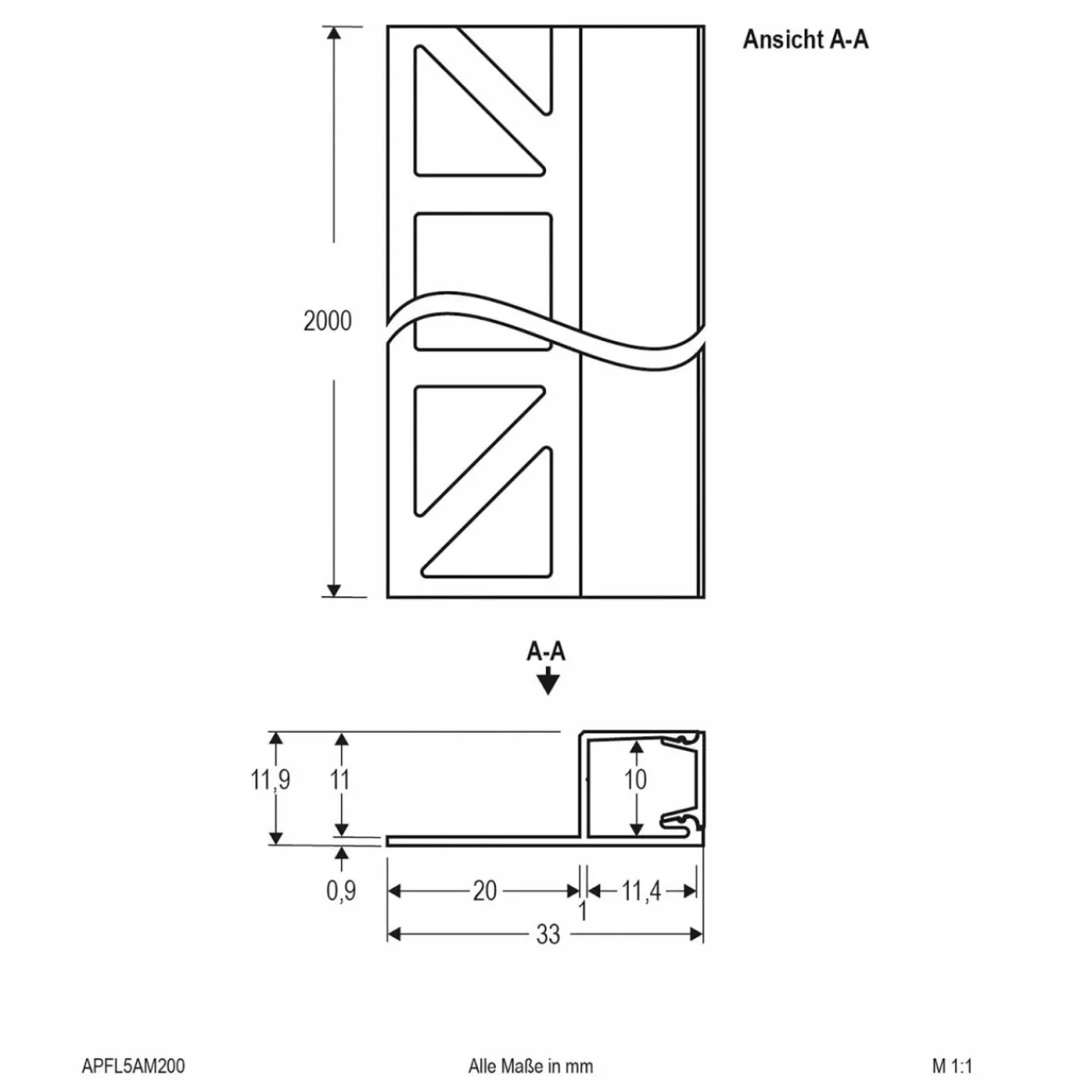 evn_apfl_profil_carrelage_latral_cmxcm_1.webp EVN APFL5 profilé carrelage latéral 200cmx3,3cm^ Lampes Décoratives