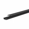 EVN APFLAT3 profilé alu, 200cm profilé en T, noir^ Lampes Décoratives