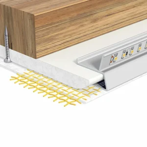 EVN APTBU profilé alu orienté mur 100cm alu^ Lampes Décoratives