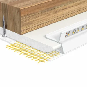 EVN APTBU profilé alu orienté mur 200cm blanc^ Lampes Décoratives