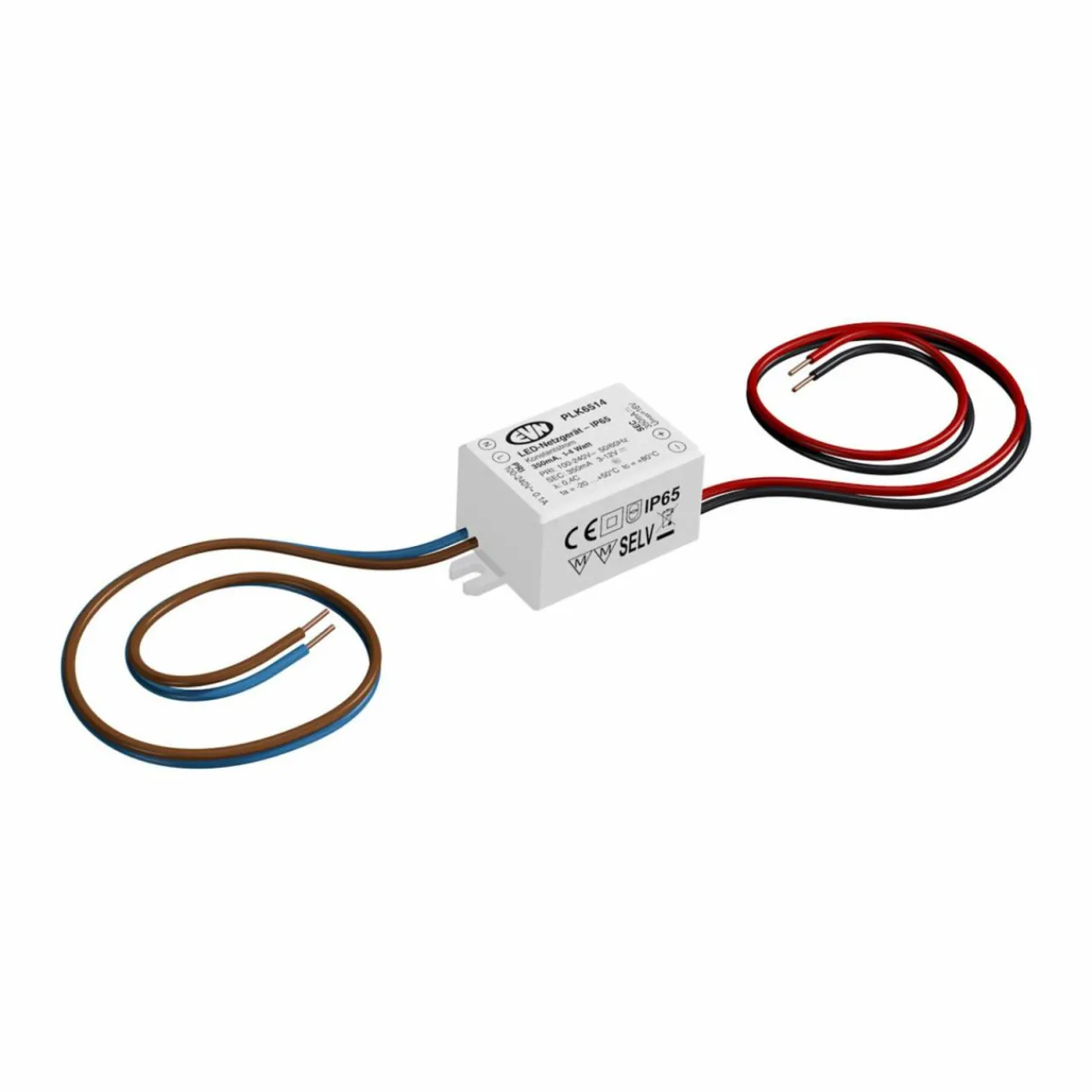 evn_plk_driver_led_ma_w_ip_0.webp EVN PLK6514 driver LED, 350 mA, 1-4 W, IP65^ Bloc D'Alimentation Courant Constant