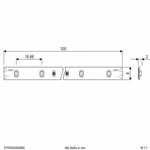 EVN STR2024 ruban LED IP20 5m 24W 4 000K^ Lampes Décoratives