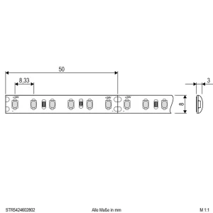 EVN STR5424 ruban LED IP54 5m 48W 3 000K^ Lampes Décoratives