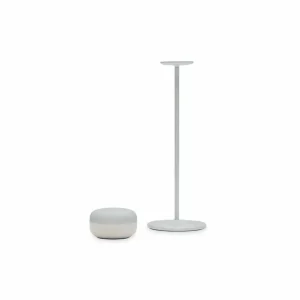 Fatboy lampe de table LED rechargeable Cheerio, gris, intensité variable,^ Lampes Décoratives